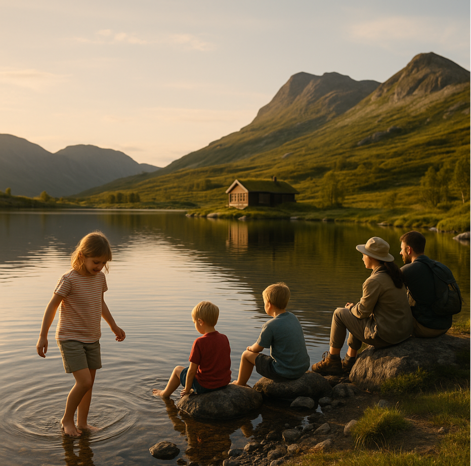 Familieferie på fjellet