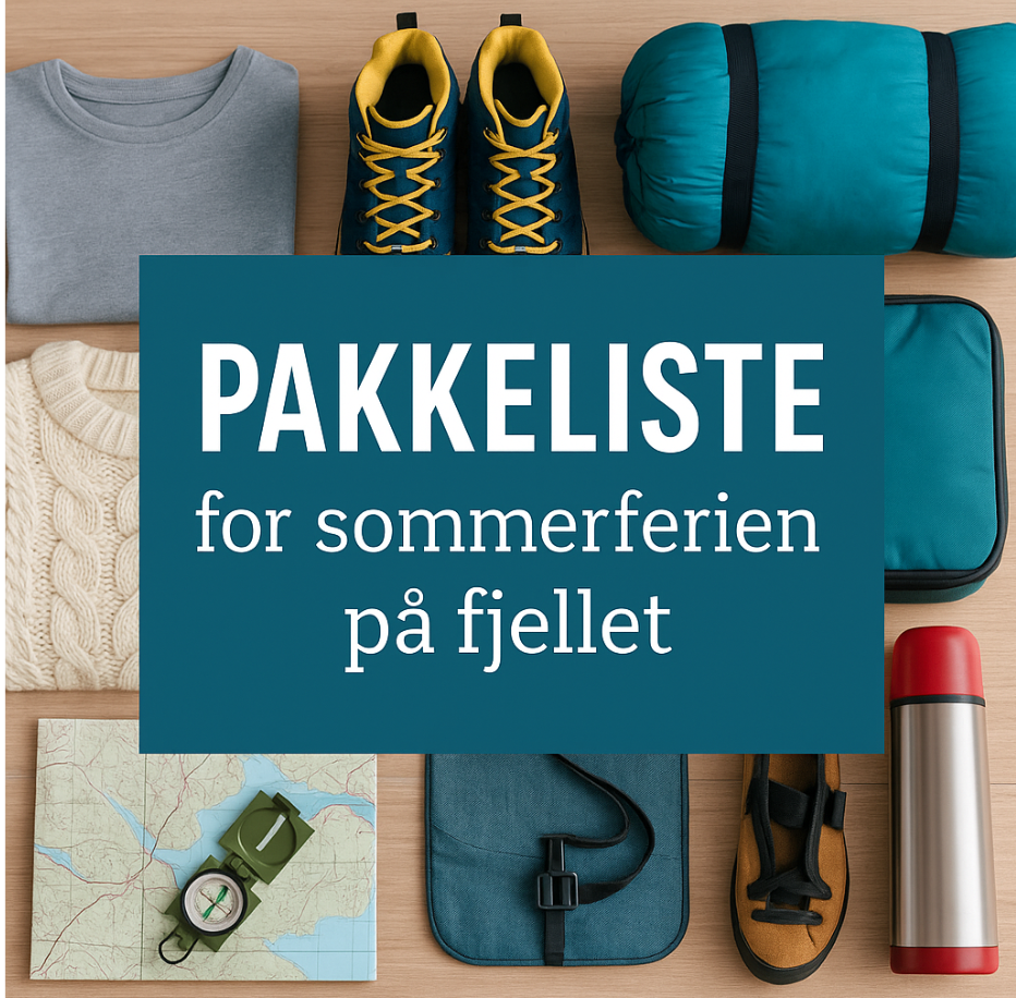 Pakkeliste for fjelltur